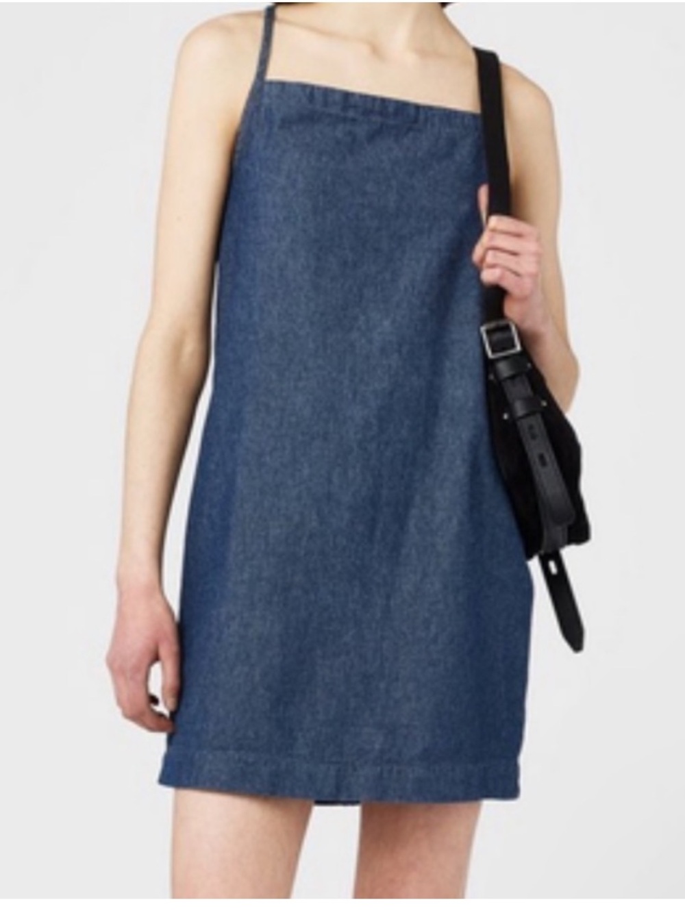 Rag & Bone Denim Tie Dress Rinse Blue Chambray L - Picture 3 of 13